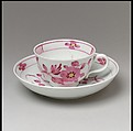 Cup and saucer, Ilmenau Porcelain Manufactory  German, Hard-paste porcelain, German, Thuringia, Ilmenau