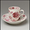 Cup and saucer, Rauenstein Porcelain Manufactory, Hard-paste porcelain, German, possibly Thuringia, Rauenstein