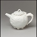 Teapot, Hard-paste porcelain, Chinese, for European market