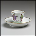 Beaker, Royal Porcelain Manufactory, Naples (Ferdinand IV period, ca. 1771–ca. 1807), Soft-paste porcelain, Italian, Naples