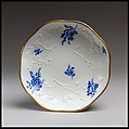 Saucer, Vincennes Manufactory French, Soft-paste porcelain, French, Vincennes