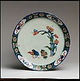 Plate, Tin-glazed earthenware, Dutch, Delft