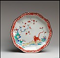 Dish, Hard-paste porcelain, Japanese, for European market