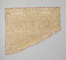 Piece, Silk and linen, Italian or Spanish