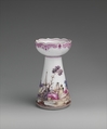 Candlestick, Vincennes Manufactory (French, ca. 1740–1756), Soft-paste porcelain, French, Vincennes