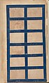 Textile sample book, Paper, cloth binding, with attached samples of fustian (variety of warp and weft combinations in wool, silk, linen, and cotton); warp: cotton dyed in dark brown, spun and Z twist/no ply, 30–32 per cm; warp: silk dyed in light blue, no visible twist/no ply, 12 per 0.1 cm; weft: silk dyed in pink, no visible twist/no ply, 28 per cm, British