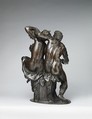 Tarquin and Lucretia, After a model attributed to Hubert Gerhard (Netherlandish, 1540/50–1621, active Germany), Bronze, German