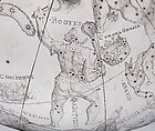 Celestial globe with clockwork, Gerhard Emmoser (German, active 1556–84), Case: partially gilded silver, gilded brass; movement: brass, steel, Austrian, Vienna