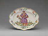 Platter (one of a set), Doccia Porcelain Manufactory (Italian, 1737–1896), Hard-paste porcelain, Italian, Florence