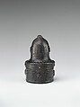 Alarm case, Leather (cuir bouilli) over wood core, French