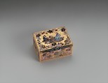 Snuffbox, Attributed to Daniel Baudesson (1716–1785, working 1730–80), Gold, mother-of-pearl, ivory, diamonds, German, Berlin