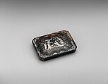 Box, Tortoiseshell, silver, probably Italian, Naples
