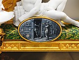Plaque depicting Bernard Palissy, Sèvres Manufactory (French, 1740–present), Hard-paste porcelain decorated in polychrome enamels; gilt-bronze, polychrome enamel, biscuit-porcelain frame, French, Sèvres