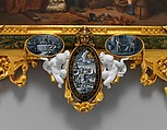 Plaque depicting Bernard Palissy, Sèvres Manufactory (French, 1740–present), Hard-paste porcelain decorated in polychrome enamels; gilt-bronze, polychrome enamel, biscuit-porcelain frame, French, Sèvres