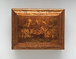 Casket with the Triumph of Venus, Straw on wood, French