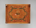 Casket with the Triumph of Venus, Straw on wood, French