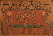 Casket with the Triumph of Venus, Straw on wood, French