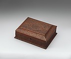Box (part of a set), Fruit or cherry wood, French, Lorraine