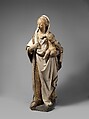 Virgin and Child, Circle of Pierre Biardeau (French, Le Mans 1608–1671 Angers), Terracotta, partially polychromed and gilt, Northwestern French