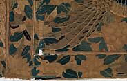 Vertical panel, Silk and metal thread, Chinese, for Portuguese market
