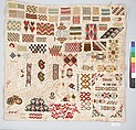 Sampler, Wool on cotton, Dutch