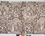Pictorial print, Cotton, French, Alsace