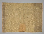 Fragment with Sempervivum tectorum motif, Silk and metal thread, Italian, Milan