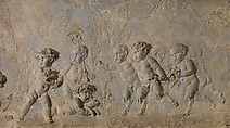 Children and satyr children stealing the cubs of a pantheress (part of a group), Clodion (Claude Michel) (French, Nancy 1738–1814 Paris), Stucco, French, Paris