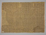Fragment with Sempervivum tectorum motif, Silk and metal thread, Italian, Milan