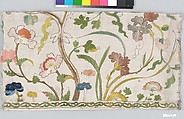 Fragment, Silk on silk, Spanish