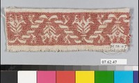 Fragment, Silk on linen, Italian or Greek