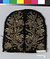 Fragment, Metal thread on velvet, German