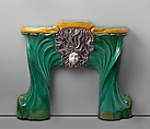 Fireplace surround, Attributed to Jean-Désiré Muller (French, 1877–1952), Glazed stoneware, French, Lunéville