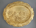 Plateau, Elkington & Co. British, Electroformed copper, gilt, British, Birmingham, after German, Augsburg original