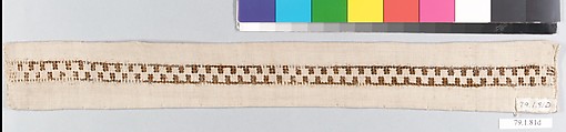 Strip, Linen, drawnwork, Italian