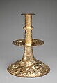 Candlestick, Elkington & Co. British, Silver on base metal, British, Birmingham, after British, London original