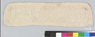 Cap fragment, Linen, Hungarian, Lubina