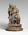 The Virgin and Child with Saint Anne, Polychromed terracotta, Italian, Florence