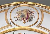 Stand, Sèvres Manufactory (French, 1740–present), Hard-paste porcelain decorated in polychrome enamels, gold, French, Sèvres