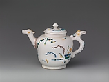 Teapot, Saint-Cloud factory (French, mid-1690s–1766), Soft-paste porcelain, French, Saint-Cloud