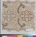 Fragment, Machine made lace, German