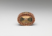 Snuffbox, Attributed to Johann Christian Neuber (German, 1736–1808), Gold, carnelian, agate, German, probably Dresden