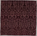 Length of velvet with Instruments of the Passion, Silk, possibly Spanish