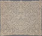 Cover, Bobbin lace, point d'Angleterre, linen, Flemish, Brussels