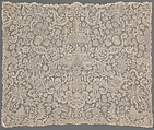 Cover, Bobbin lace, point d'Angleterre, linen, Flemish, Brussels
