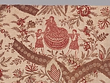 Triumfa España en las Americas (The Triumph of Spain in the Americas), Cotton, block printed, Spanish