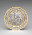 Abraham and Sarah's Journey through Canaan to Egypt, Possibly engraved by P.M., Silver, partly gilded, probably British