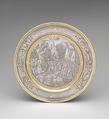 Abraham Refreshed by Melchisedek, Possibly engraved by P.M., Silver, partly gilded, probably British