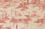Les travaux de la manufacture, Designed by Jean-Baptiste Huet I (French, Paris 1745–1811 Paris), Linen, French, Jouy-en-Josas