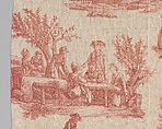 Les travaux de la manufacture, Designed by Jean-Baptiste Huet I (French, Paris 1745–1811 Paris), Linen, French, Jouy-en-Josas